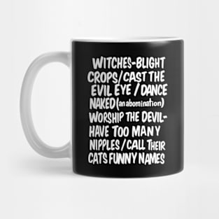 Witchfinder Manifesto Mug